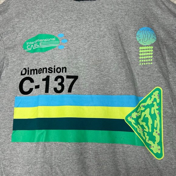 Rick and Morty 2XL Loot Crate Exclusive C-137 Adult Swim T-Shirt Plus Size - Picture 2 of 5